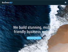 Tablet Screenshot of businessh2o.com